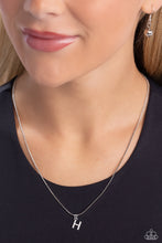 Load image into Gallery viewer, Seize the Initial/Guess Now Its INITIAL-Silver/White Set-H
