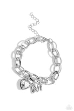 Load image into Gallery viewer, Seize the Initial/Guess Now Its INITIAL-Silver/White Set-M
