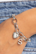 Load image into Gallery viewer, Seize the Initial/Guess Now Its INITIAL-Silver/White Set-S
