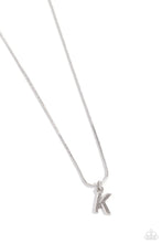 Load image into Gallery viewer, Seize the Initial/Guess Now Its INITIAL-Silver/White Set-K
