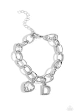 Load image into Gallery viewer, Seize the Initial/Guess Now Its INITIAL-Silver/White Set-D
