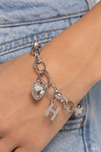 Load image into Gallery viewer, Seize the Initial/Guess Now Its INITIAL-Silver/White Set-H
