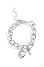 Load image into Gallery viewer, Seize the Initial/Guess Now Its INITIAL-Silver/White Set-T
