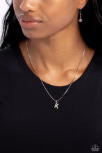 Load image into Gallery viewer, Seize the Initial/Guess Now Its INITIAL-Silver/White Set-K
