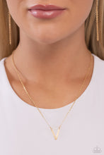 Load image into Gallery viewer, Leave Your Initials (V)-Gold
