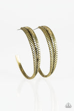Load image into Gallery viewer, Funky Feathers-Brass
