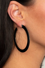 Load image into Gallery viewer, The Inside Track-Black Hoop
