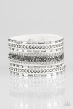 Load image into Gallery viewer, Rhinestone Rumble-White
